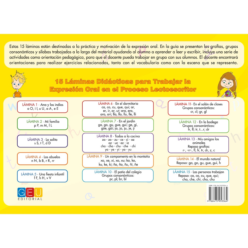 Láminas para la expresión oral 1 Láminas para la expresión oral 1