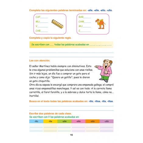 Ortografía divertida 18A