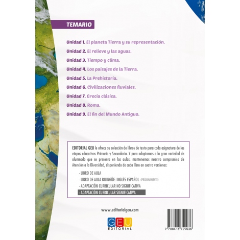 Ciencias sociales: Geografía e historia 1. Educación Secundaria. ACI significativa