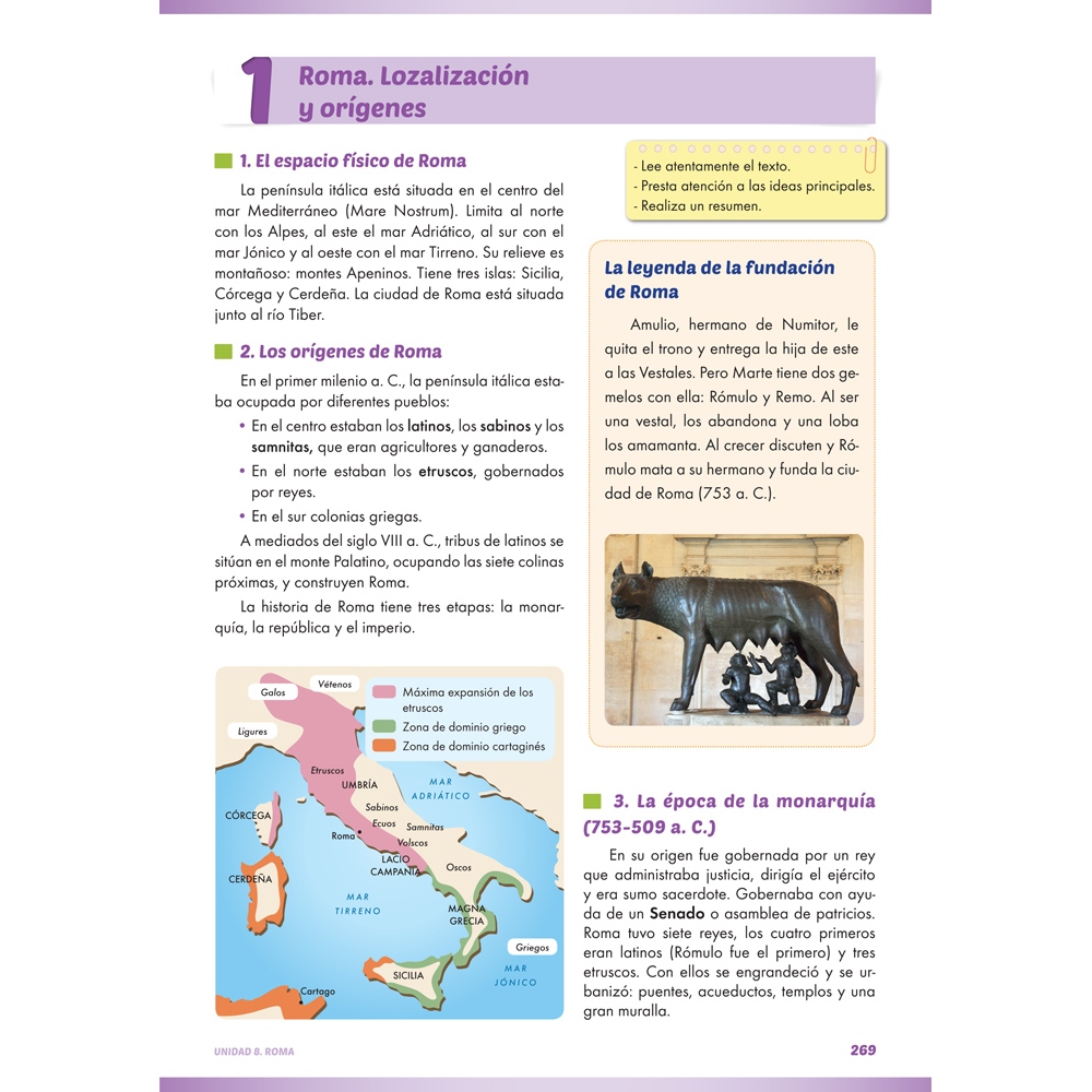 Ciencias sociales: Geografía e historia 1. Educación Secundaria. ACI no significativa