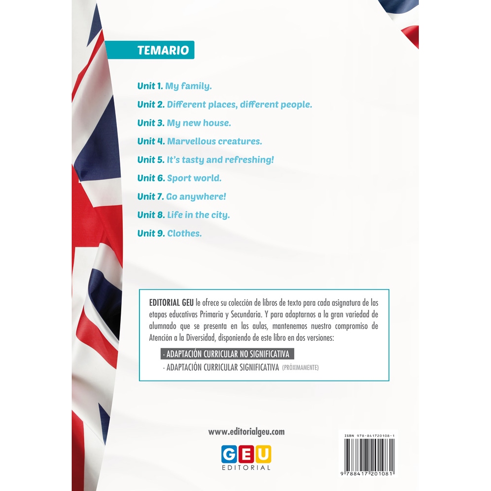 Inglés 1. Educación Secundaria. Adaptación curricular