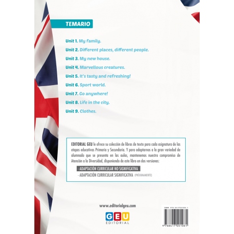 Inglés 1. Educación Secundaria. Adaptación curricular