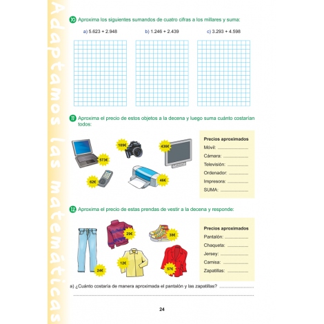 Matemáticas 5. Educación Primaria. Adaptación curricular
