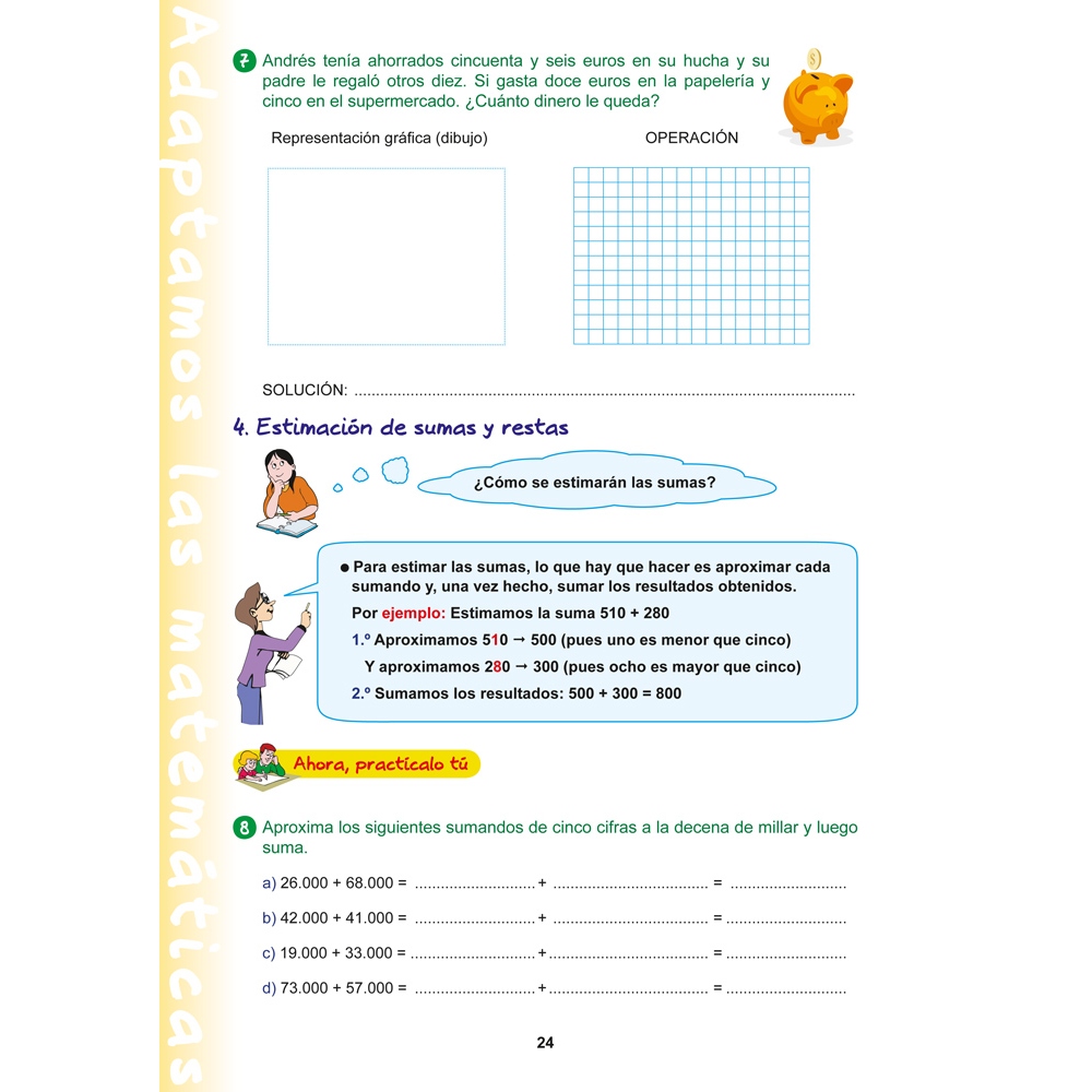 Matemáticas 6. Educación Primaria. Adaptación curricular