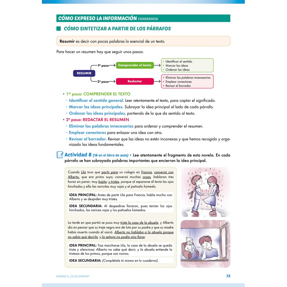 Lengua castellana y literatura 1. Educación Secundaria. ACI no significativa Lengua castellana y literatura 1. Educación Secundaria. ACI no significativa