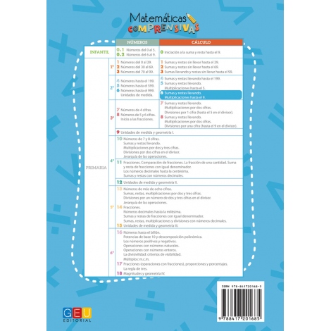 Matemáticas comprensivas. Cálculo 6