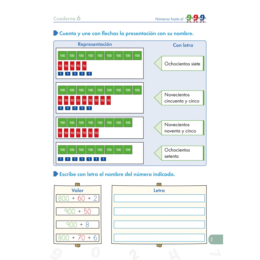 Matemáticas comprensivas. Números 6