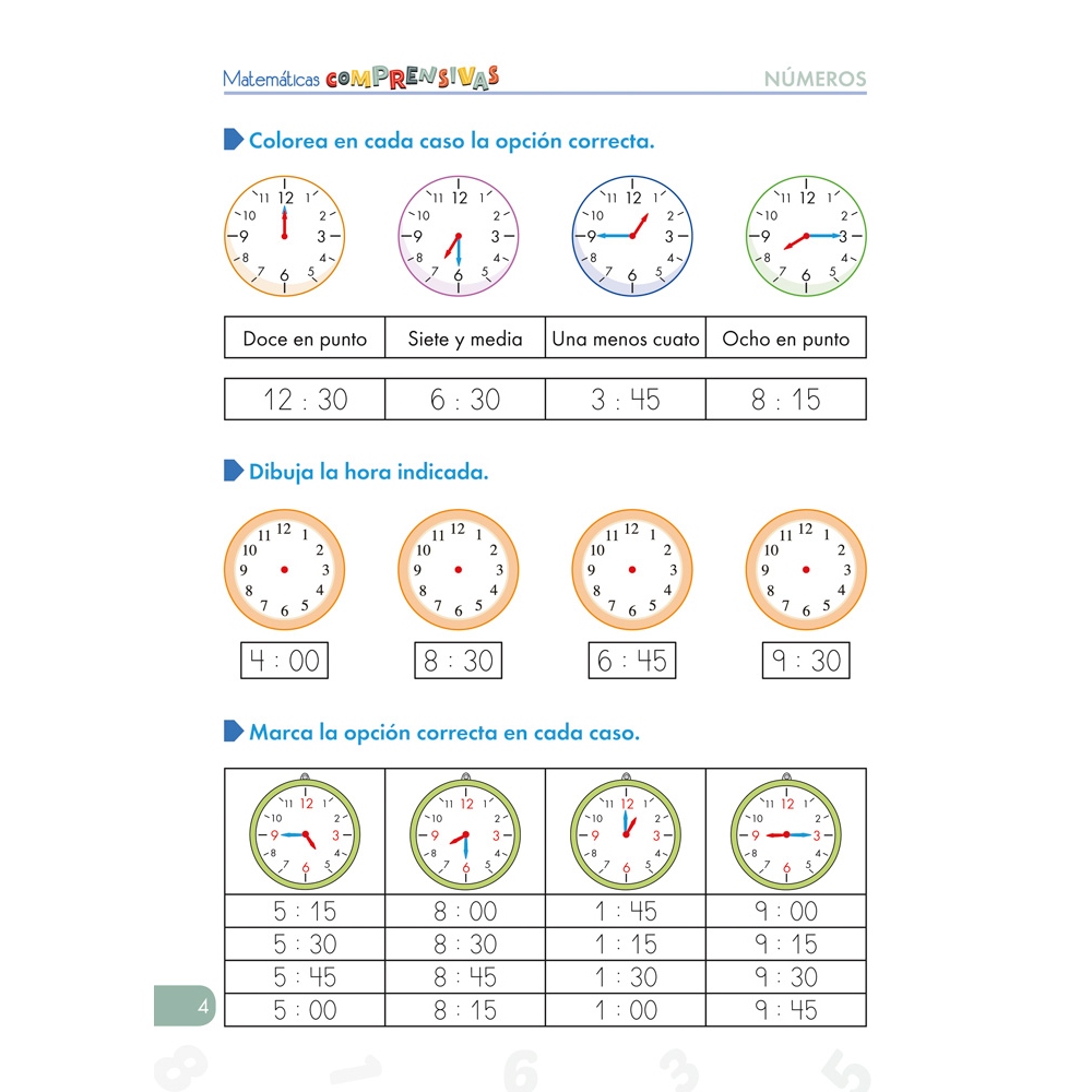 Matemáticas comprensivas. Números 6