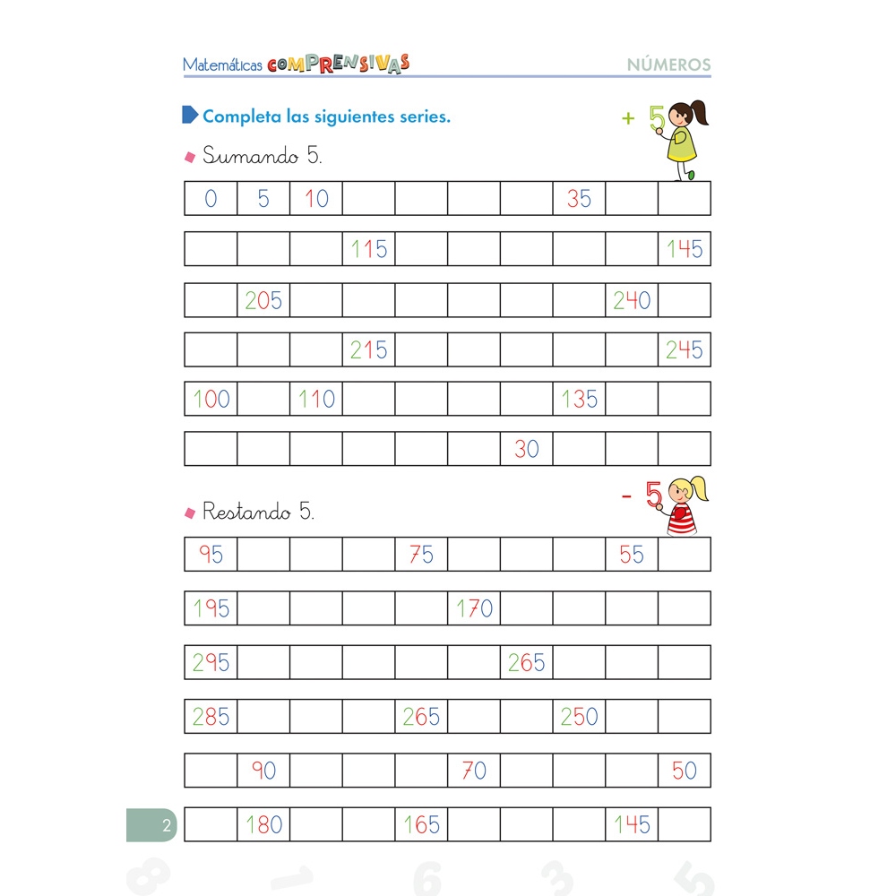 Matemáticas comprensivas. Números 5