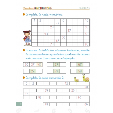 Matemáticas comprensivas. Números 3 2