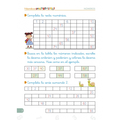 Matemáticas comprensivas. Números 3