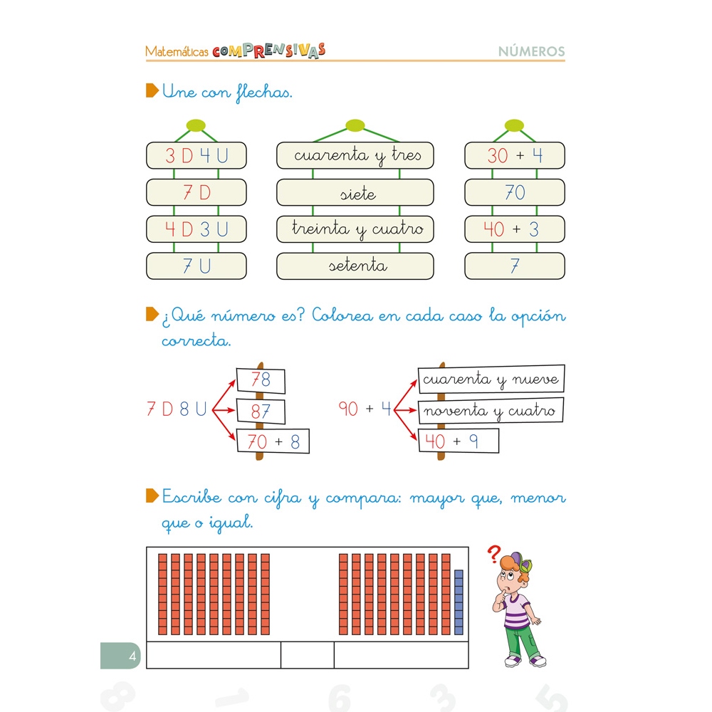 Matemáticas comprensivas. Números 3