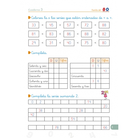 Matemáticas comprensivas. Números 3