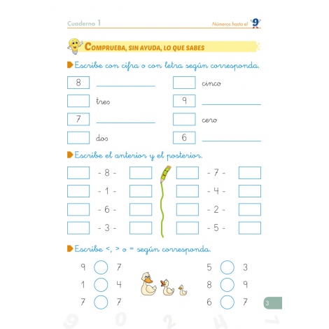 Matemáticas comprensivas. Números 1