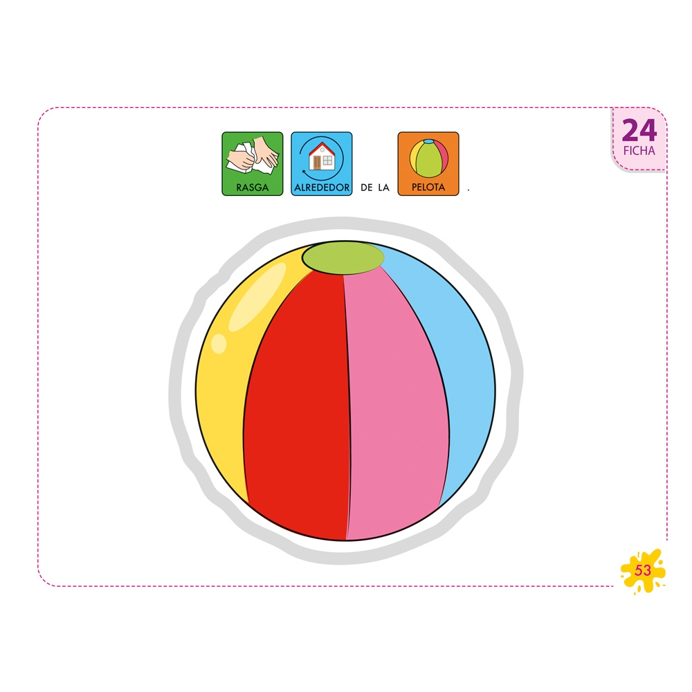 Pictocuaderno de grafomotricidad 3: Picado, rasgado y recortado grafomotor