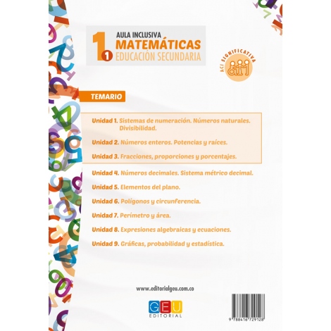 Matemáticas 1. Educación Secundaria. ACI significativa