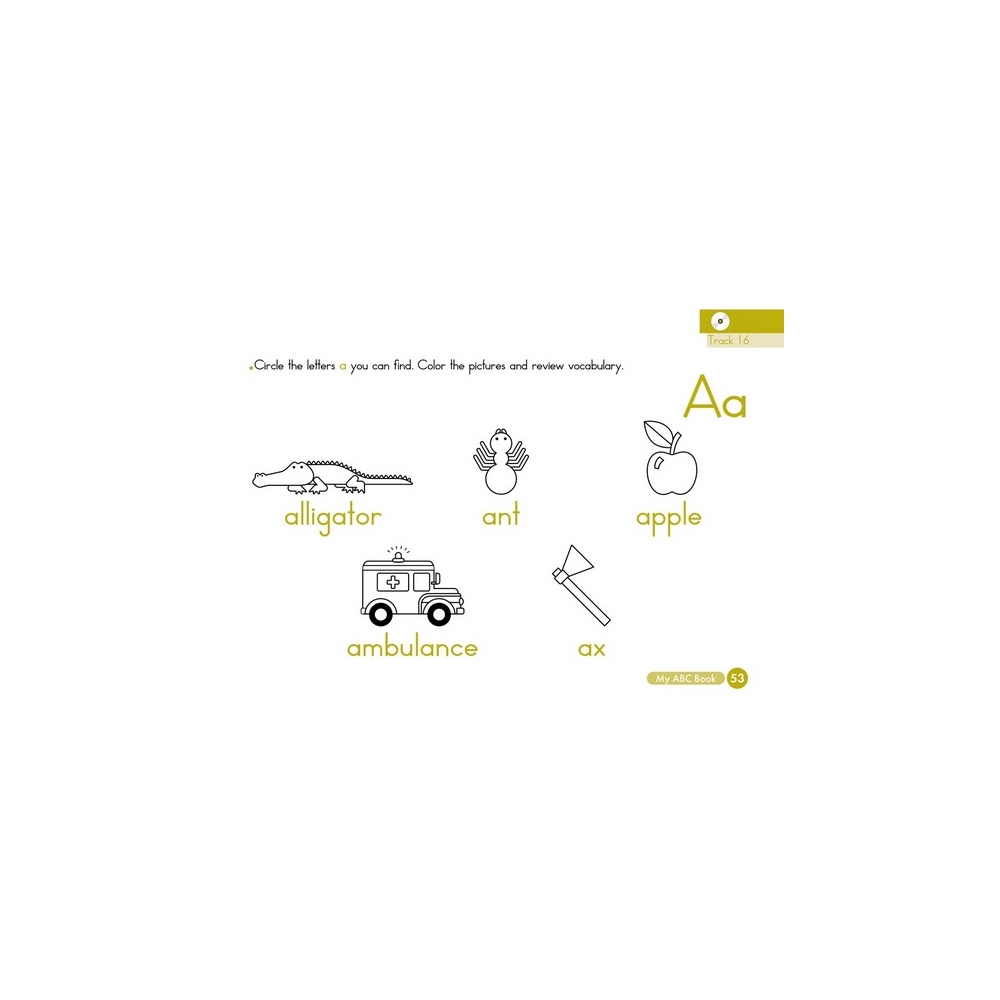 My ABC Book 1: Pre-reading and pre-writing