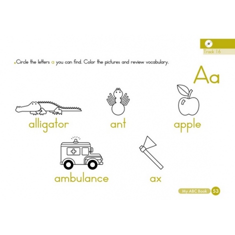 My ABC Book 1: Pre-reading and pre-writing