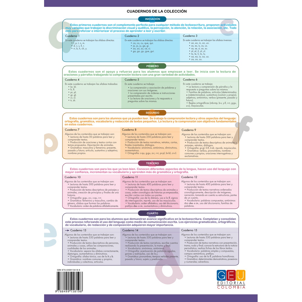 Pack 4º Lecturas Comprensivas