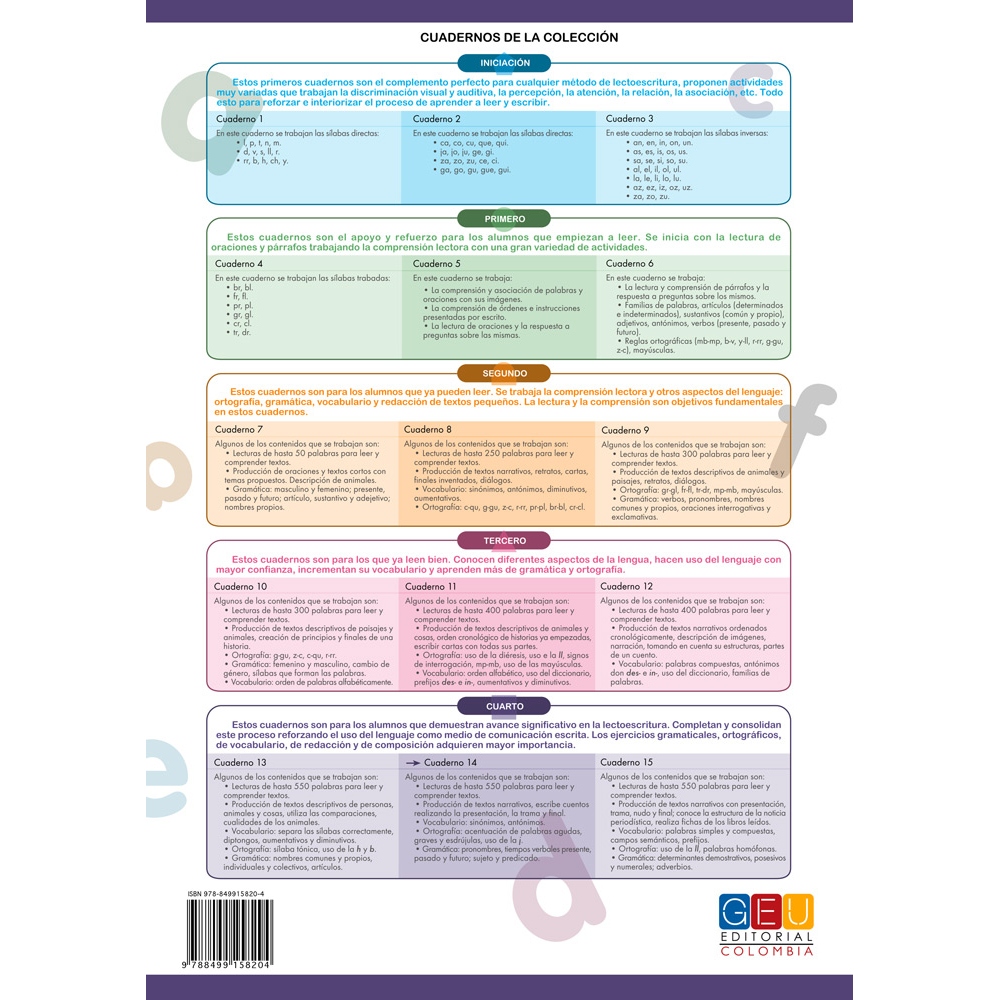 Pack 4º Lecturas Comprensivas