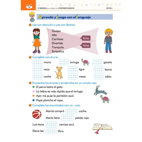 Pack 1º Español y Matemáticas