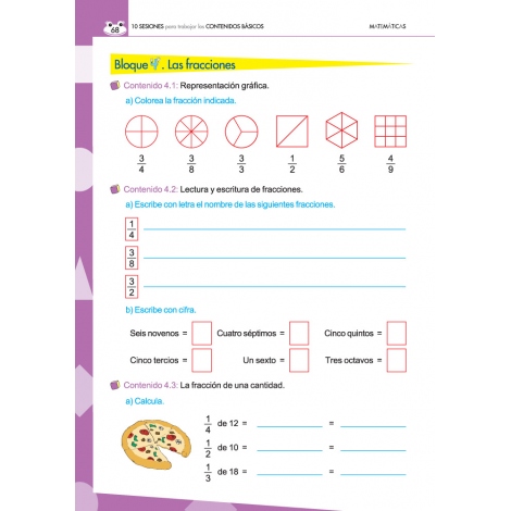 Pack 3º Español y Matemáticas