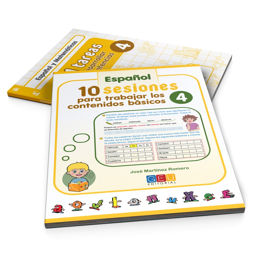 Pack 4º Español y Matemáticas