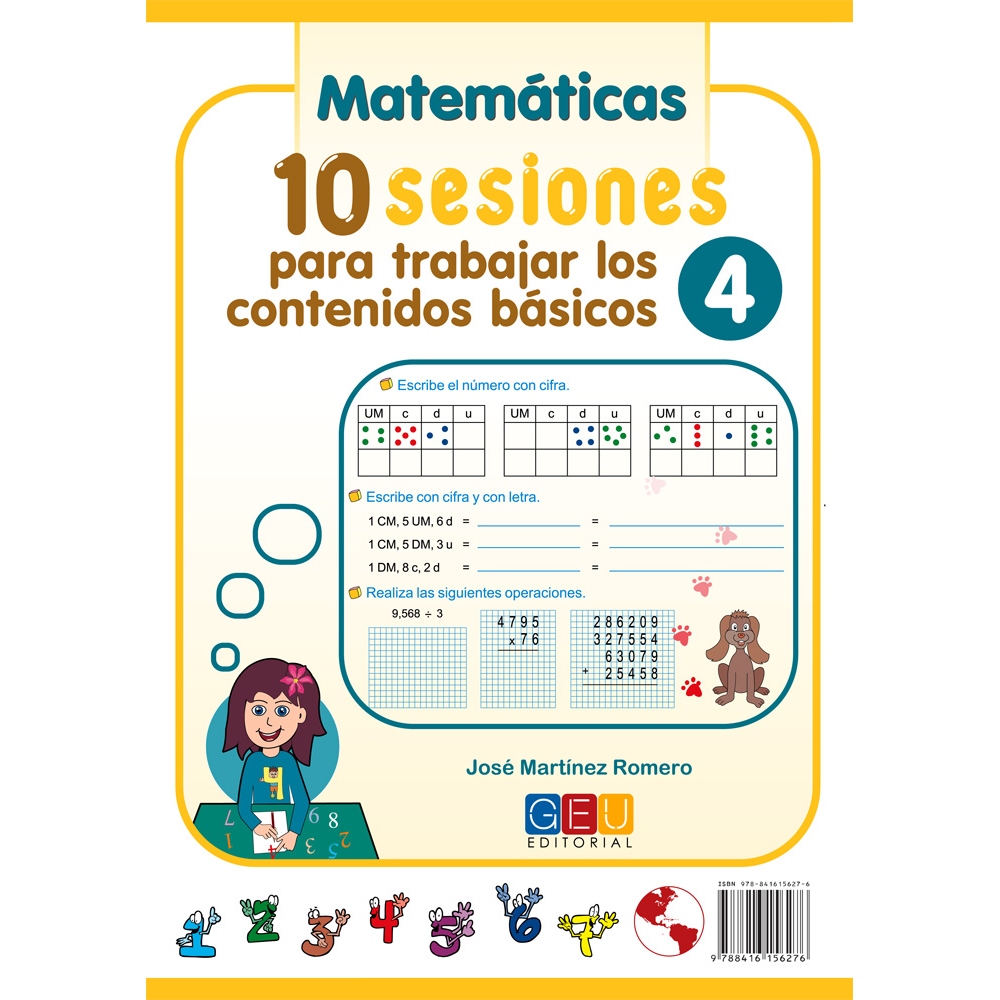 Pack 4º Español y Matemáticas