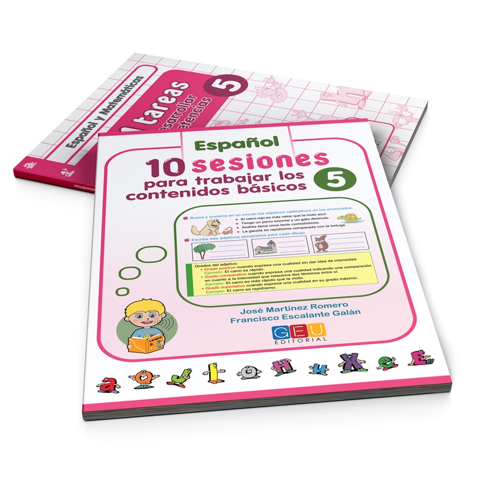 Pack 5º Español y Matemáticas