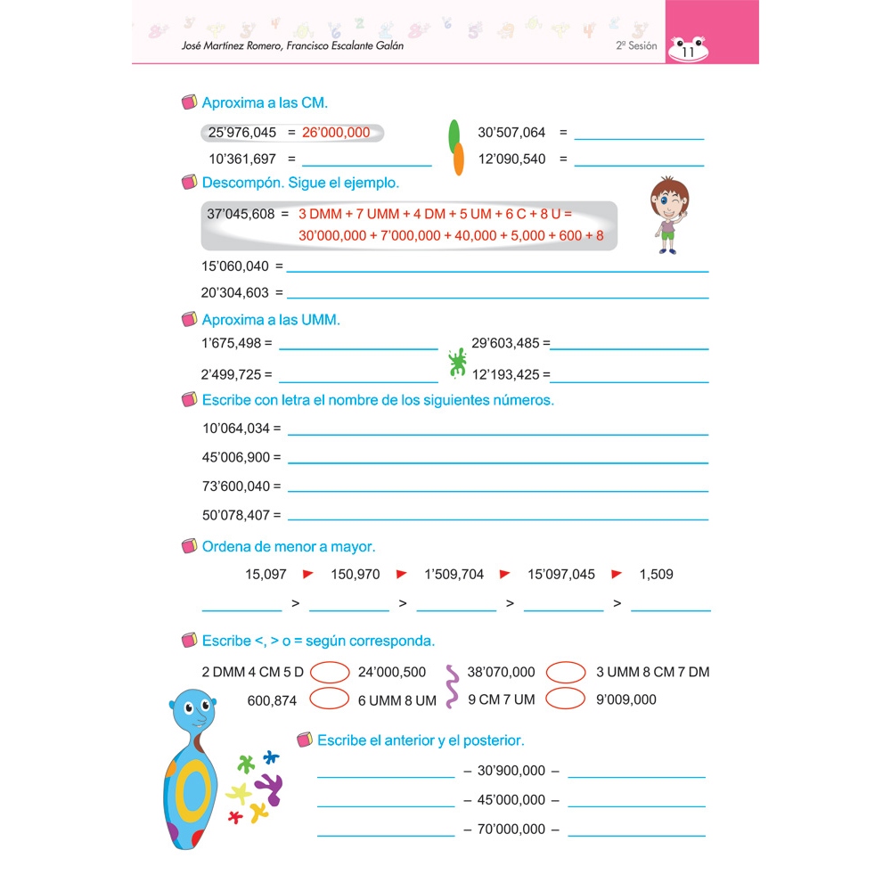 Pack 5º Español y Matemáticas