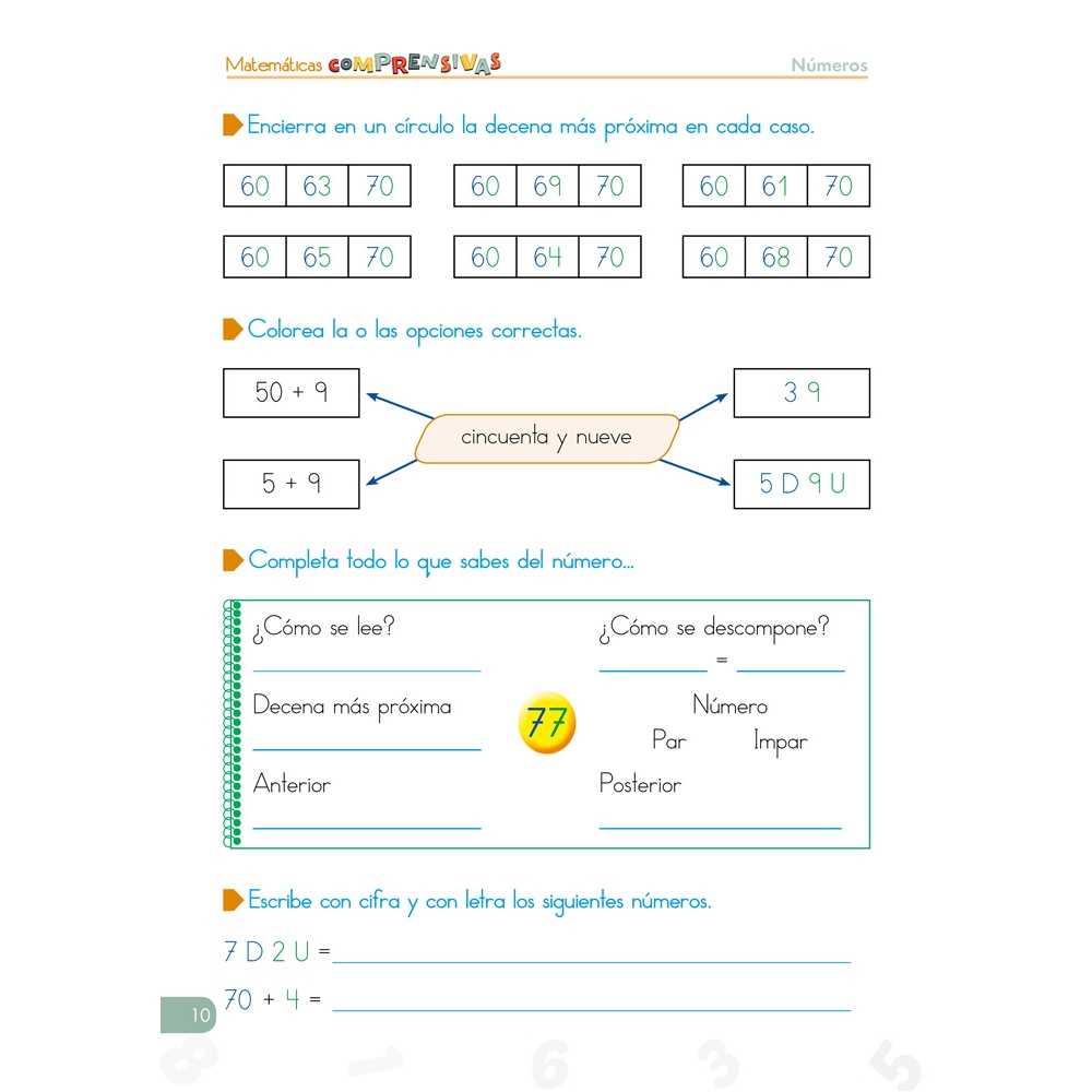Pack 1º Matemáticas (Números)