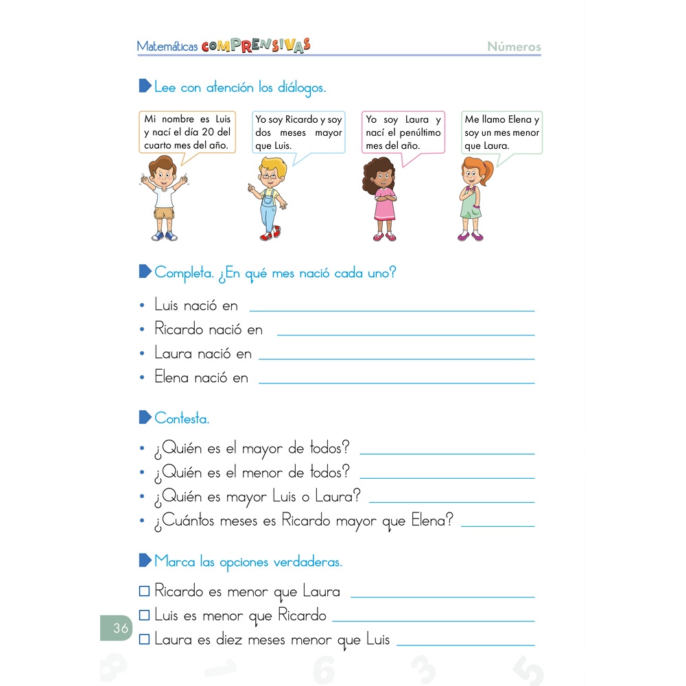 Pack 2º Matemáticas (Números)