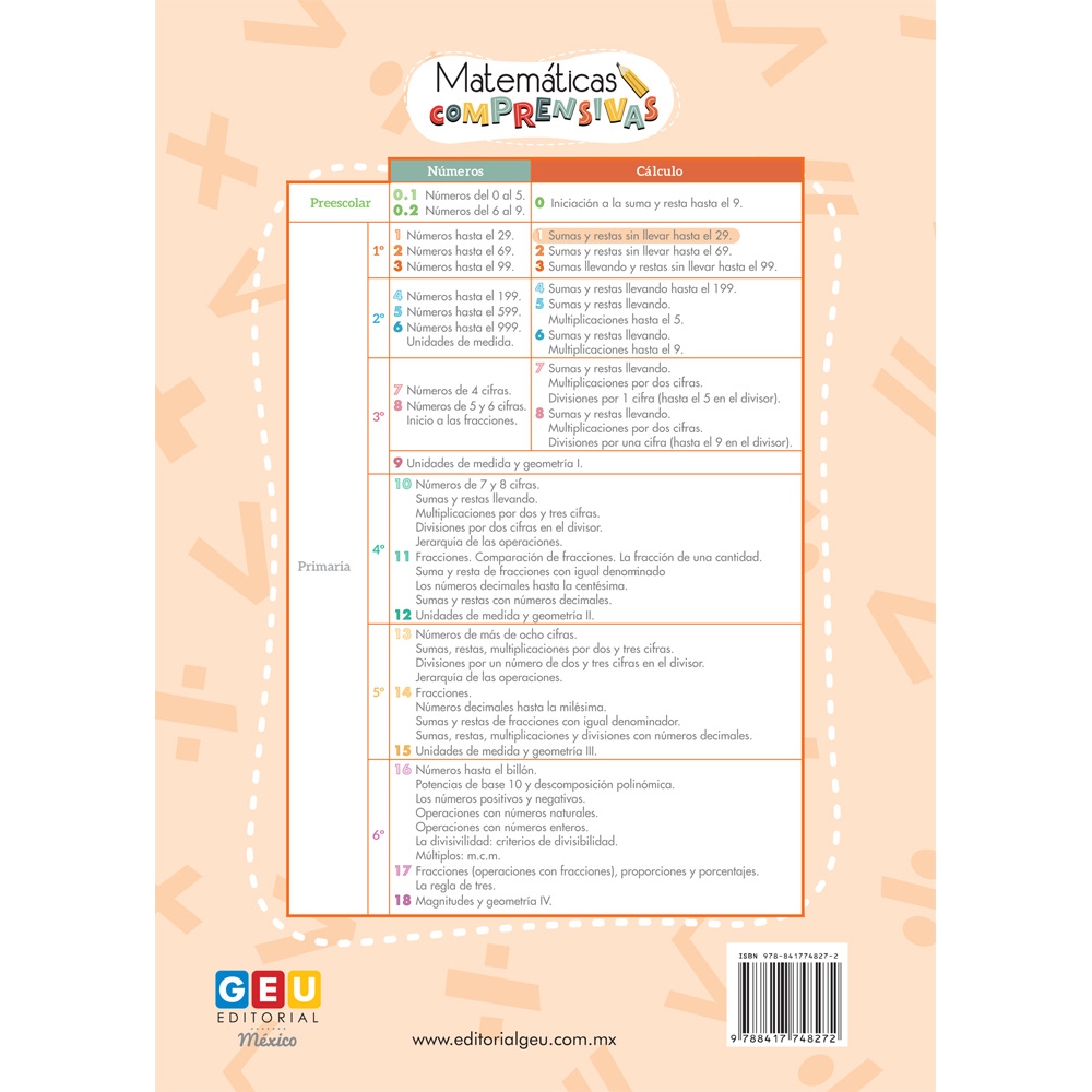 Pack 1º Matemáticas (Cálculo)