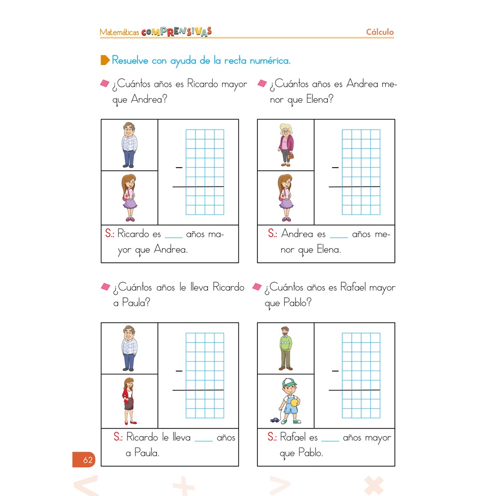 Pack 1º Matemáticas (Cálculo)